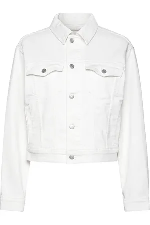 HUGO BOSS C_Trucker Jacket Dongerijakke Denimjakke White