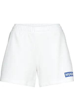 Hugo Blue Classic Shorts_B_1 Bottoms Shorts Sweat Shorts White