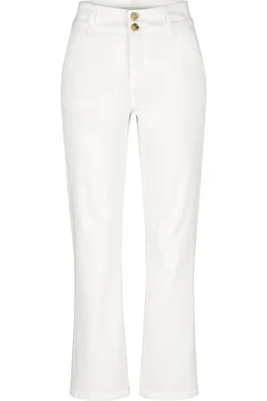 Newhouse Cecilia Chinos Bottoms Trousers Chinos White
