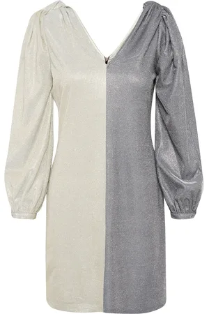 Karen by Simonsen Orianekb Dress Kort Kjole Silver