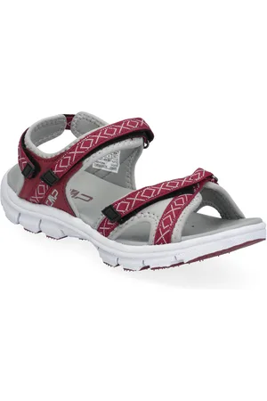 CMP Almaak W Sandal Flate Sandaler Burgundy