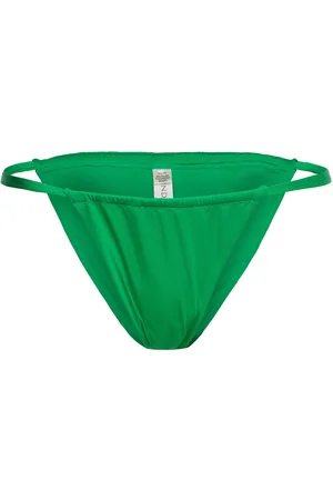 Lindex Swim Brief Brazilian Low Brian Swimwear Bikinis Bikini Bottoms Bikini Briefs Green