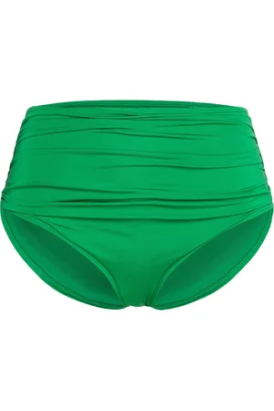 Lindex Swim Brief Sara Bikini Shaping Swimwear Bikinis Bikini Bottoms High Waist Bikinis Green