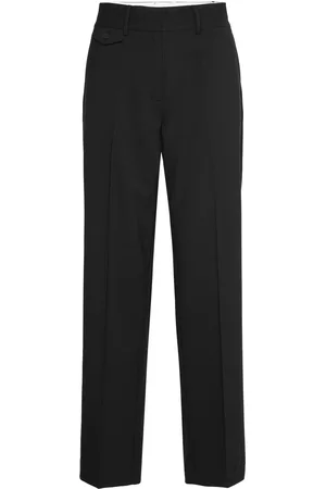 Karen by Simonsen Kbmilano Solid Pants Bottoms Trousers Suitpants Black