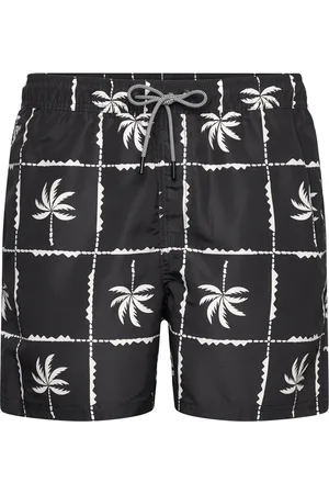 JACK & JONES Jpstfiji Jjswim Oceanday Ss24 Ly Badeshorts Black Jack & J S