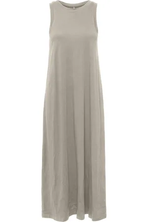 ONLY Onlmay Life S/L Long Dress Jrs Noos Maxikjole Festkjole Grey