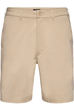 Mads Norgaard Cotton Twill Stretch Elias Shorts Bottoms Shorts Chinos Shorts Beige
