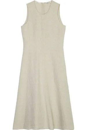 Marc O’ Polo Woven Dresses Knelang Kjole Beige