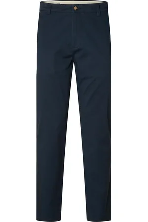 SELECTED Slh175-Slim Bill Pant Flex Noos Bottoms Trousers Chinos Blue