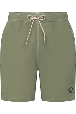 Superdry Vintage Ripstop 17 Swim Short Badeshorts Green
