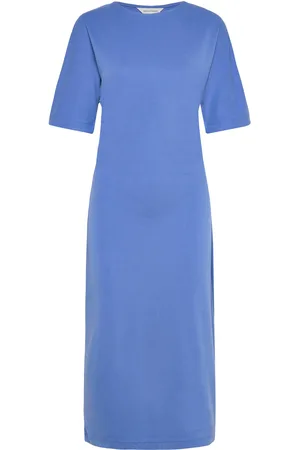 MSCH Mschjuniper Lynette 2/4 Dress Maxikjole Festkjole Blue