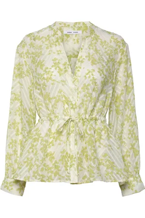 Samsøe Samsøe Saamelie Blouse 14573 Tops Blouses Long-sleeved Green