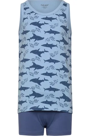 CeLaVi Underwear Set - W. Boy Print Undertøysett Blue