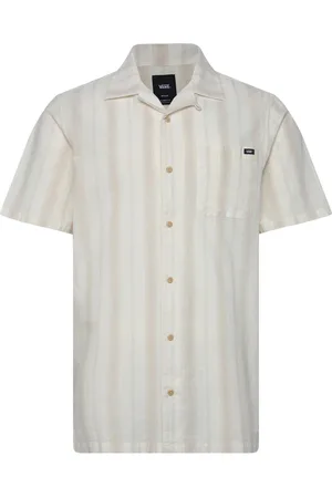 Vans Carnell Ss Woven Sport Shirts Short-sleeved Beige