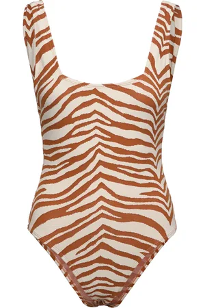 Beck Söndergaard Zecora Ella Swimsuit Badedrakt Badetøy Brown