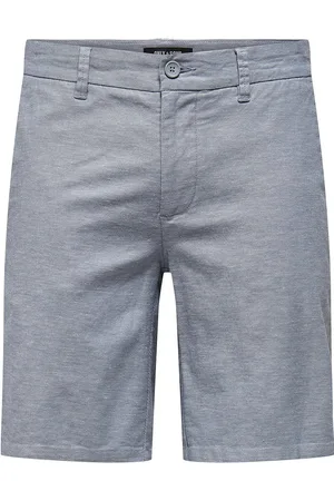 Only & Sons Onsmark 0011 Cotton Linen Shorts Noos Bottoms Shorts Chinos Shorts Blue