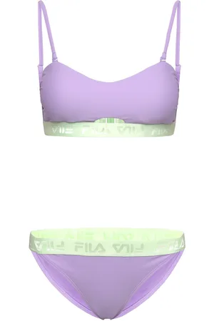 Fila Sanming Bandeau Bikini Sport Bikinis Bikini Sets Purple