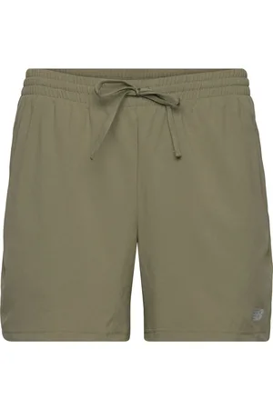 New Balance Sport Essentials Short 5" Sport Shorts Sport Shorts Khaki Green