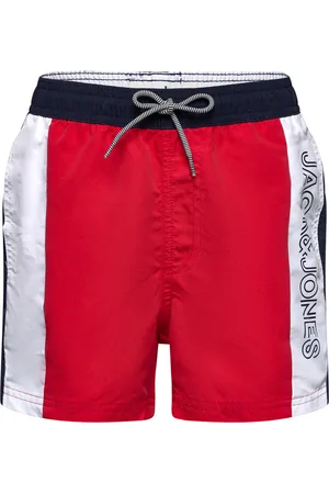 JACK & JONES Jpstfiji Jjswim Colorblocking Ly Jnr Badeshorts Red Jack & J S