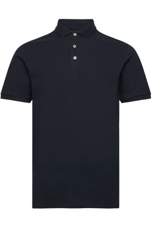 Bruun & Stengade Bs Monir Regular Fit Polo Shirt Tops Polos Short-sleeved Navy
