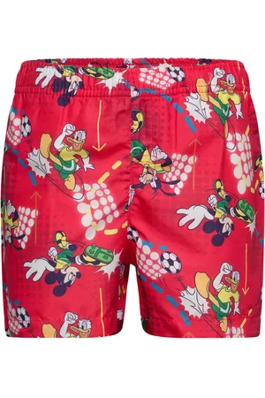 Mickey Mouse Swimming Shorts Badeshorts Red