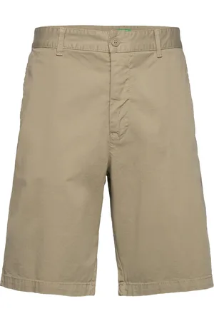 Benetton Bermuda Bottoms Shorts Casual Green