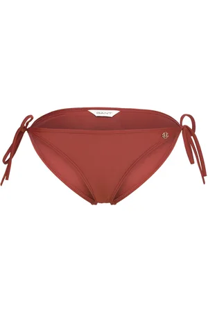 GANT Tie Side Bikini Bottom Swimwear Bikinis Bikini Bottoms Side-tie Bikinis Brown