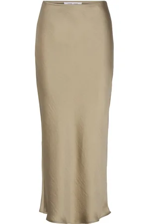 Samsøe Samsøe Saagneta Long Skirt 12956 Langt Skjørt Khaki Green