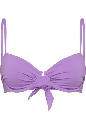 Lindex Swim Bra Senna Rouched Swimwear Bikinis Bikini Tops Wired Bikinitops Purple