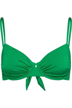 Lindex Swim Bra Senna Swimwear Bikinis Bikini Tops Wired Bikinitops Green