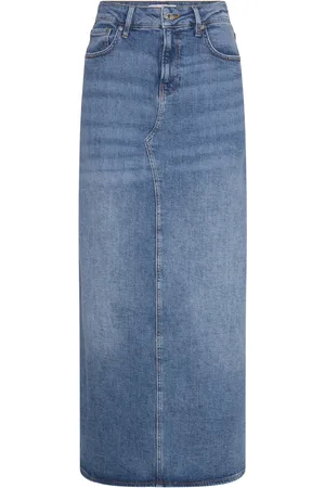 Ivy Copenhagen Ivy-Zoe Maxi Skirt Wash Cadiz Langt Skjørt Blue