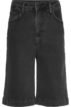 Ivy Copenhagen Ivy-Brooke Shorts Wash Original Bla Bottoms Shorts Denim Shorts Black