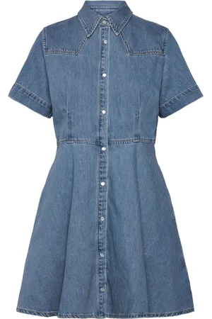 HUGO BOSS Kastari Kort Kjole Blue