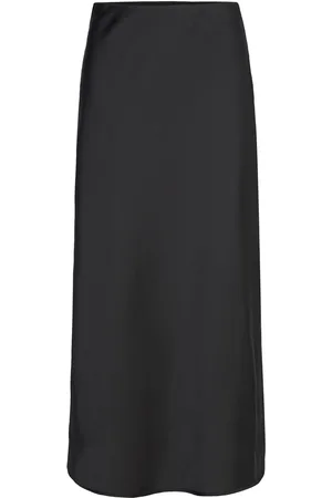 Bruuns Bazaar Acaciabbjoane Skirt Knelangt Skjørt Black