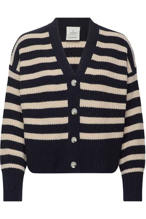 Munthe Tupper Tops Knitwear Cardigans Navy