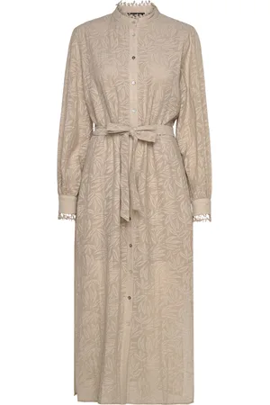 Bruuns Bazaar Maclurabbcarlia Dress Maxikjole Festkjole Beige