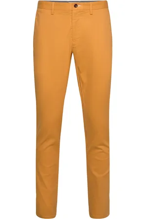 GANT Slim Chinos Bottoms Trousers Chinos Yellow