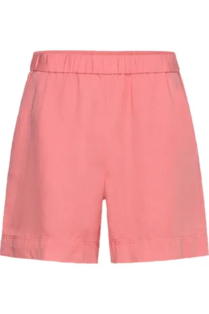 GANT Rel Linen Blend Pull On Shorts Bottoms Shorts Chino Shorts Coral