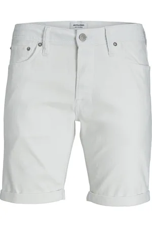 JACK & JONES Jjirick Jjoriginal Shorts Am 215 Bottoms Shorts Denim White Jack & J S