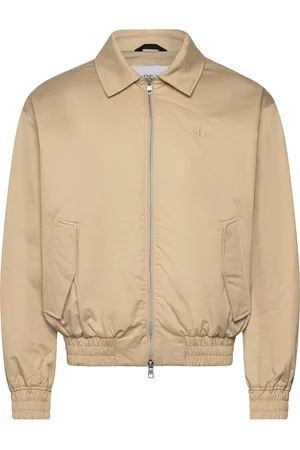 Calvin Klein Cotton Bomber Bomberjakke Jakke Khaki Green