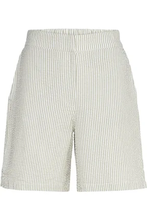 SELECTED Slfvittoria Hw Wide Striped Shorts B Bottoms Shorts Casual Shorts Multi/patterned