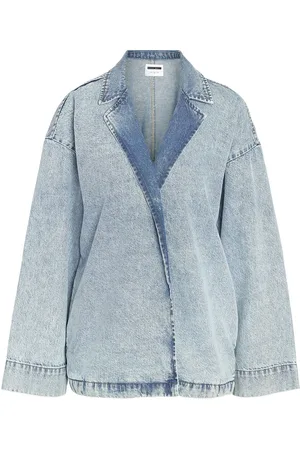 Noisy May Nmbache L/S Blazer Dnm Jckt Az354Lb Fd Dongerijakke Denimjakke Blue