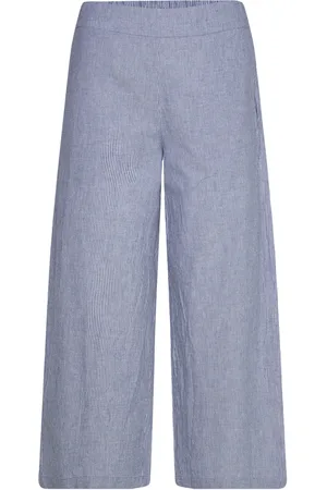 mbyM Philla-M Bottoms Trousers Wide Leg Blue