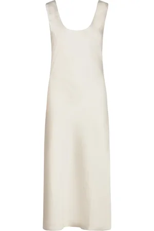 Samsøe Samsøe Sasumma Dress 12956 Knelang Kjole White