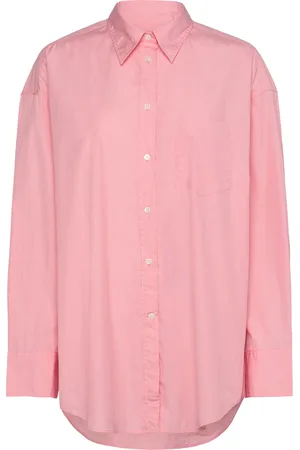 GANT Os Poplin Shirt Tops Shirts Long-sleeved Pink