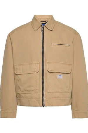Hugo Blue Bain243D1 Tynn Jakke Beige
