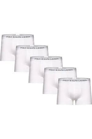 Ralph Lauren Classic Stretch Cotton Trunk 5-Pack Boksershorts White