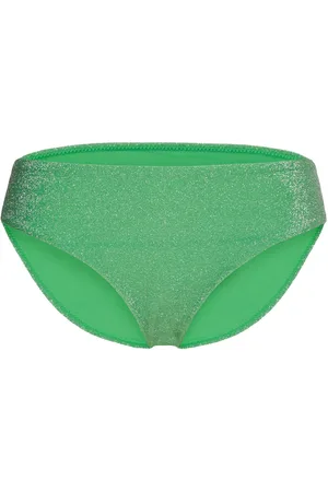 Lindex Swim Brief Bella Bikini Lurex Swimwear Bikinis Bikini Bottoms Bikini Briefs Green