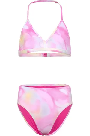 Lindex Bikini Triangle Aop Bikini Pink