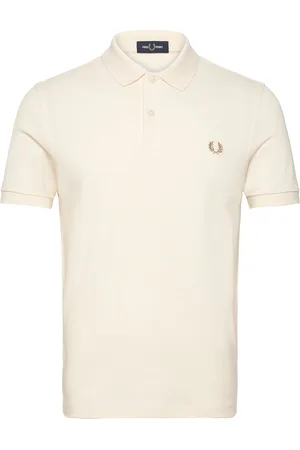 Fred Perry The Shirt Tops Polos Short-sleeved Cream